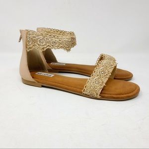 New Not Rated Shala Laced Ankle Strap Sandal